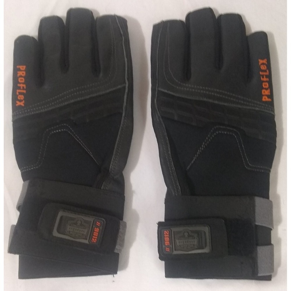 Riding Gloves Biker Vibration Reducing Proflex ANSI-ISO Large Ergodyne 9012 READ